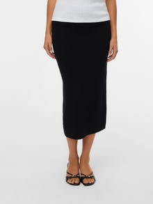 Vero Moda VMNANCY Srednji struk Duga suknja -Black - 10331453