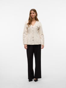 Vero Moda VMREGINA Jeansjacke -Ecru - 10331461