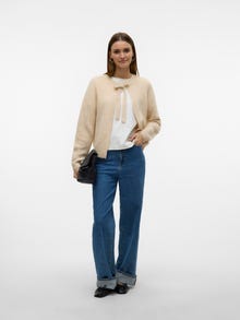 Vero Moda VMNOVAH Strickjacke -Oatmeal - 10331481