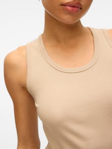 Vero Moda VMNILLA Hihattomat topit -Silver Lining - 10331486