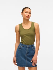 Vero Moda VMNILLA Hihattomat topit -Olivine - 10331486