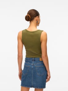 Vero Moda VMNILLA Hihattomat topit -Olivine - 10331486