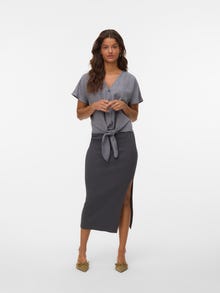 Vero Moda VMSOFIA Hohe Taille Midirock -Magnet - 10331515