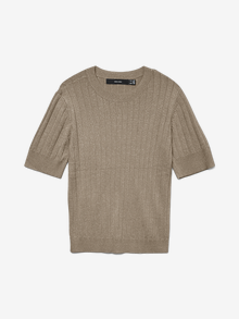 Vero Moda VMBLOW Knit top -Silver Mink - 10331554