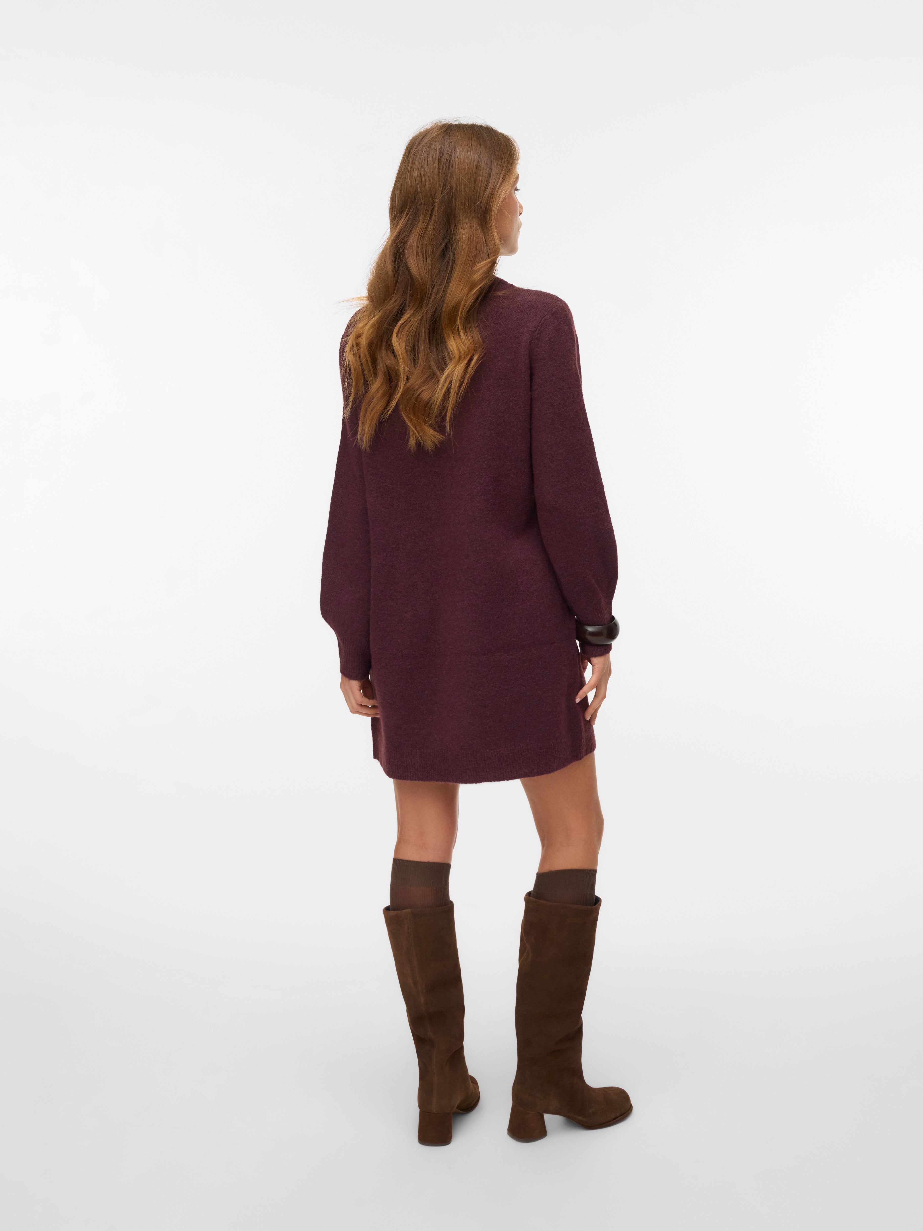 VMBESTI Short dress | Dark Purple | Vero Moda VMBESTI Short dress | Dark Purple | Vero Moda