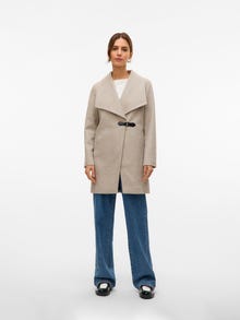 Vero Moda VMPOP Mantel -Silver Mink - 10331590