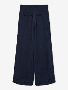 Vero Moda AWSHANNA Taille haute Pantalons -Dark Sapphire - 10331604