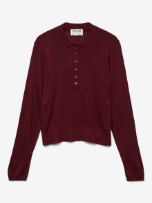 Vero Moda AWSIKITA Polo in maglia -Zinfandel - 10331614