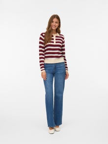 Vero Moda AWSIKITA Pletena polo majica -Birch - 10331614
