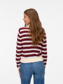 Vero Moda AWSIKITA Pletena polo majica -Birch - 10331614