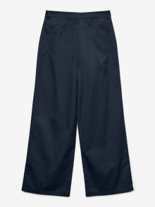 Vero Moda Alt laienev lõige Kõrge vöökoht Püksid -Dark Sapphire - 10331626