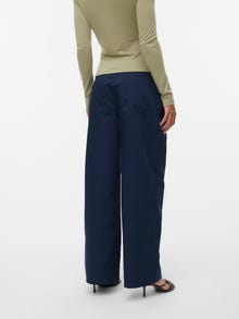 Vero Moda AWSOVINA Hög midja Byxor -Dark Sapphire - 10331626