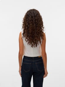 Vero Moda VMNILA Elegancka kamizelka -Snow White - 10331682