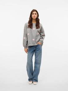 Vero Moda SNHOA Sweat-shirts -Light Grey Melange - 10331715