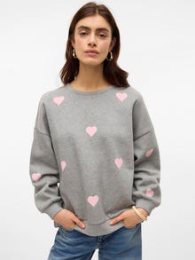 Vero Moda SNHOA Sweat-shirts -Light Grey Melange - 10331715