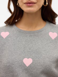 Vero Moda SNHOA Sweatshirt -Light Grey Melange - 10331715