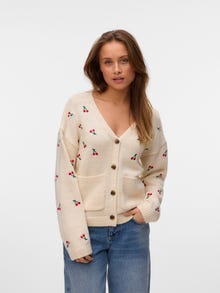 Vero Moda VMVALLEY Cardigan in Maglia -Birch - 10331716