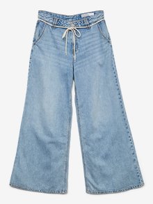 Vero Moda VMANNET Taille moyenne Wide Leg Fit Jeans -Light Blue Denim - 10331726