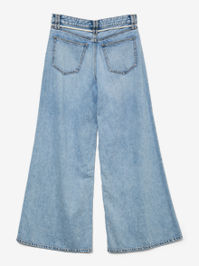 Vero Moda VMANNET Taille moyenne Wide Leg Fit Jeans -Light Blue Denim - 10331726