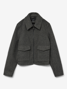 Vero Moda VMSAFIR Bunda -Dark Grey Melange - 10331731