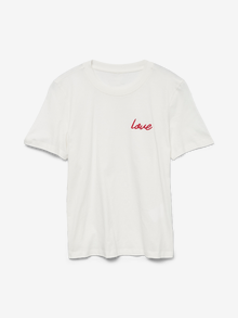 Vero Moda SNRED T-shirt -Snow White - 10331736