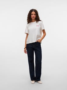 Vero Moda SNRED T-shirt -Snow White - 10331736