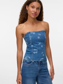 Vero Moda VMCHERRY Top -Medium Blue Denim - 10331738