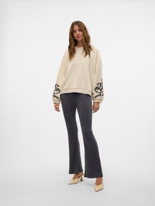 Vero Moda SNVIO Vita alta Pantaloni -Asphalt - 10331742