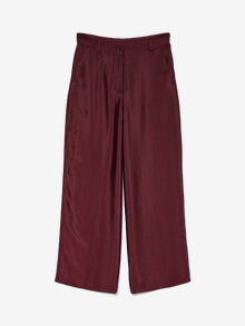 Vero Moda VMRAQUEL High waist Trousers -Winetasting - 10331745