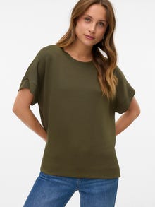 Vero Moda VMHALI Topp -Grape Leaf - 10331753