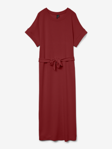 Vero Moda VMHALI Lange jurk -Syrah - 10331755