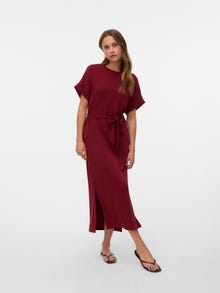 Vero Moda VMHALI Lange jurk -Syrah - 10331755