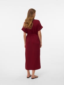 Vero Moda VMHALI Lange jurk -Syrah - 10331755
