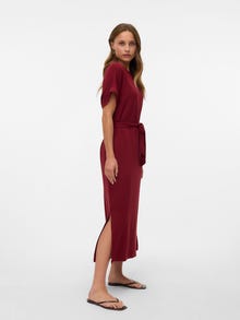 Vero Moda VMHALI Lange jurk -Syrah - 10331755