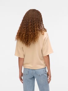 Vero Moda VMHALI Top -Pumice Stone - 10331776