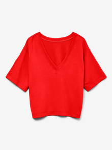 Vero Moda VMHALI Top -Fiery Red - 10331776