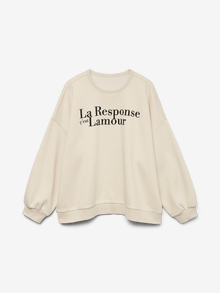 Vero Moda SNIA Sweatshirt -Birch - 10331782