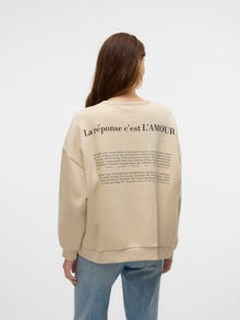 Vero Moda SNIA Sweatshirt -Birch - 10331782
