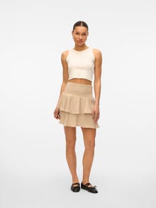 Vero Moda VMNATALI High waist Korte rok -Silver Lining - 10331784
