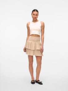 Vero Moda VMNATALI Wysoka talia Krótka spódnica -Silver Lining - 10331784