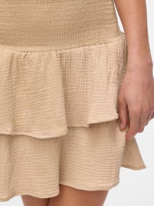 Vero Moda VMNATALI Wysoka talia Krótka spódnica -Silver Lining - 10331784