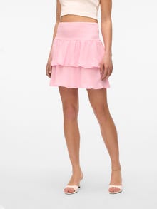 Vero Moda VMNATALI Hög midja Kort kjol -Roseate Spoonbill - 10331784