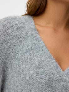 Vero Moda VMNOVAH Pulover -Medium Grey Melange - 10331804