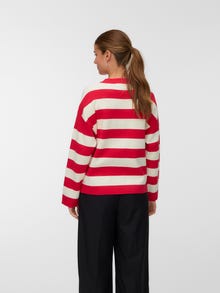 Vero Moda VMSILJE Pullover -Ribbon Red - 10331849