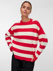 Vero Moda VMSILJE Pullover -Ribbon Red - 10331849