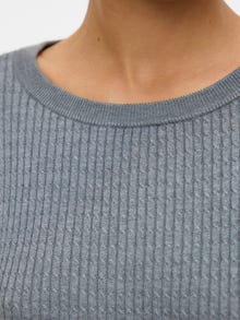 Vero Moda VMSILJE Pulóver -Medium Grey Melange - 10331852