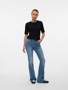 Vero Moda VMSILJE Pullover -Black - 10331857