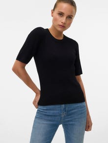 Vero Moda VMSILJE Pullover -Black - 10331857