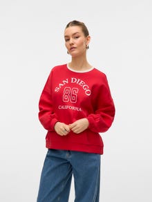 Vero Moda VMAGNES Sweat-shirts -Ribbon Red - 10331876