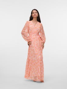 Vero Moda AWAUDORA Vestido longo -Barely Pink - 10331880